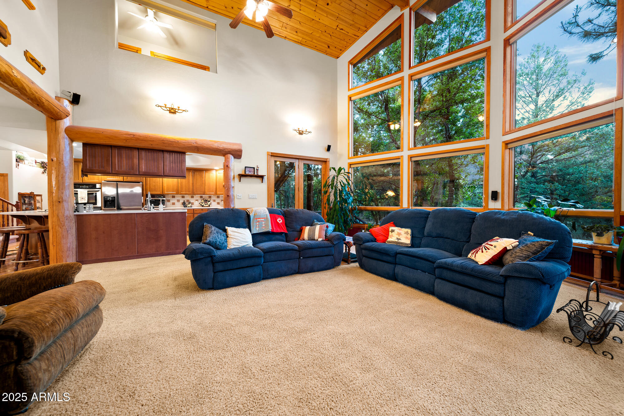 5468 Apache Trail Pinetop, AZ 85935 - Photo 29 of 73 a living room with furniture and a large window