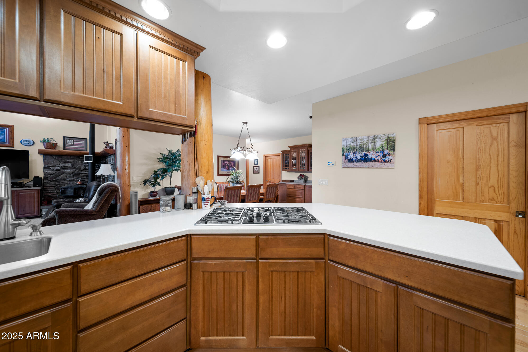 5468 Apache Trail Pinetop, AZ 85935 - Photo 33 of 73 a kitchen with a sink and cabinets