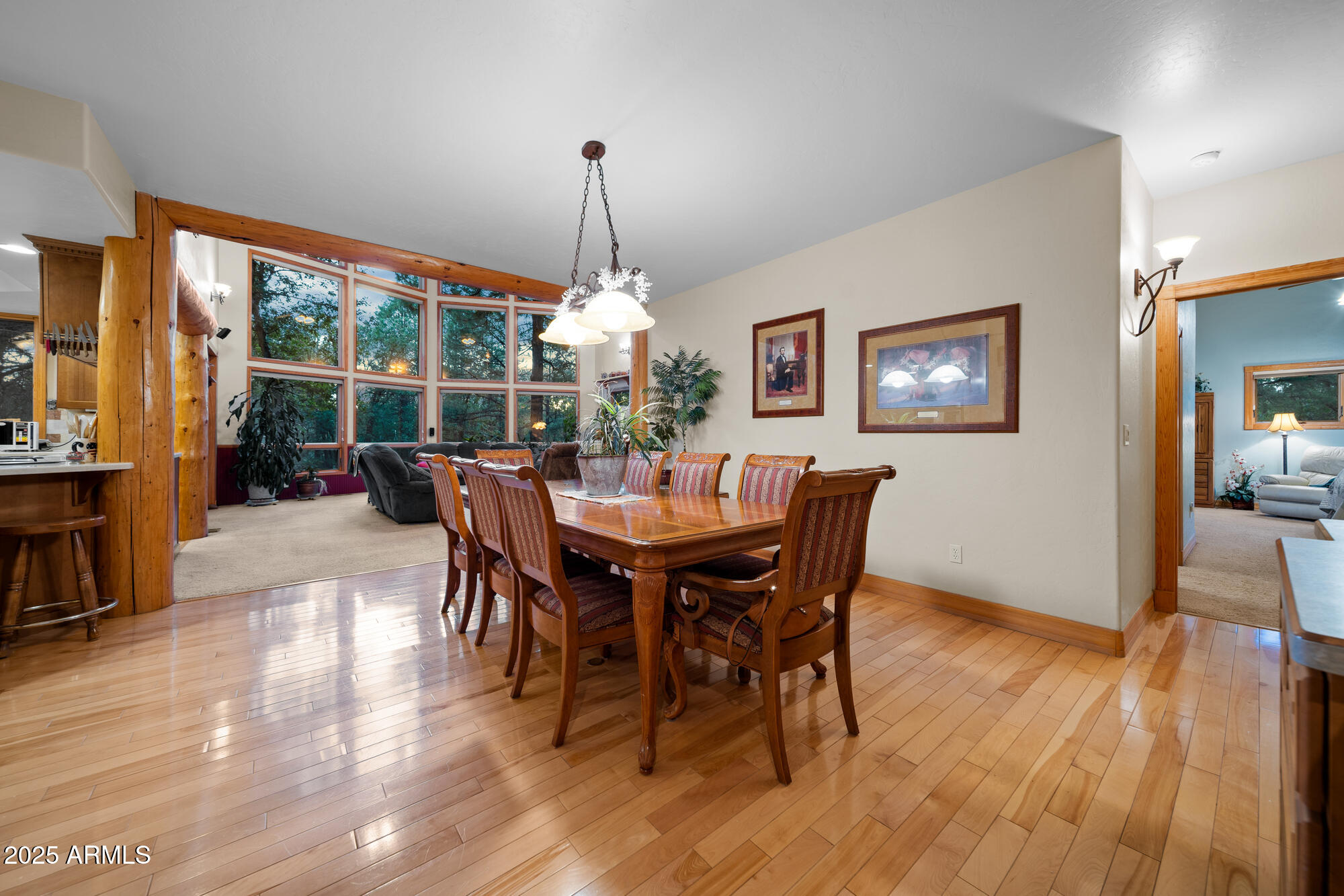 5468 Apache Trail Pinetop, AZ 85935 - Photo 38 of 73 F dining room view to family room master