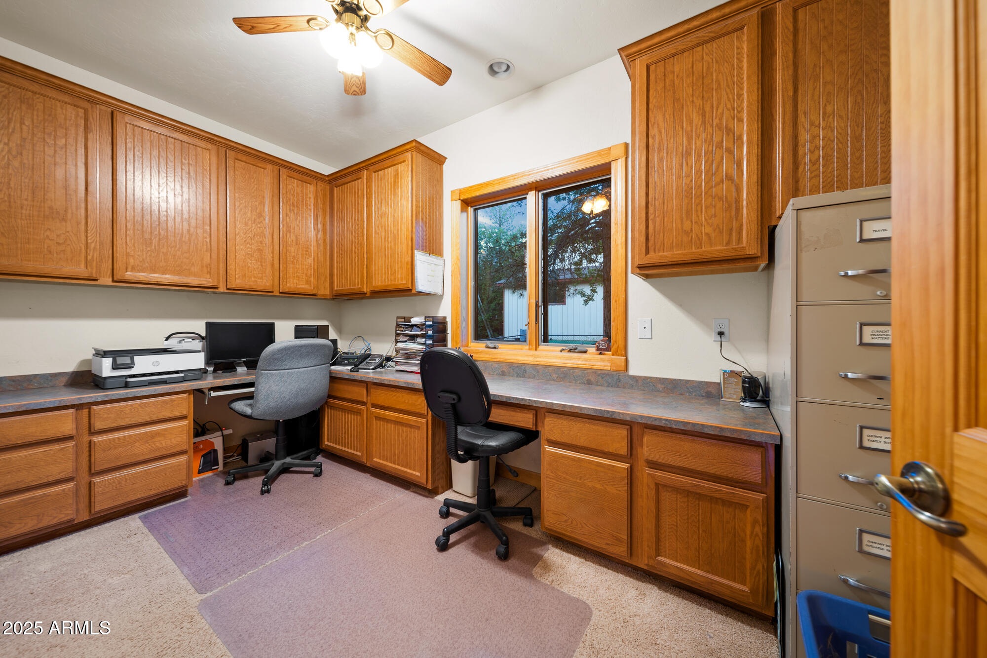 5468 Apache Trail Pinetop, AZ 85935 - Photo 44 of 73 a view of a workspace with furniture and a window
