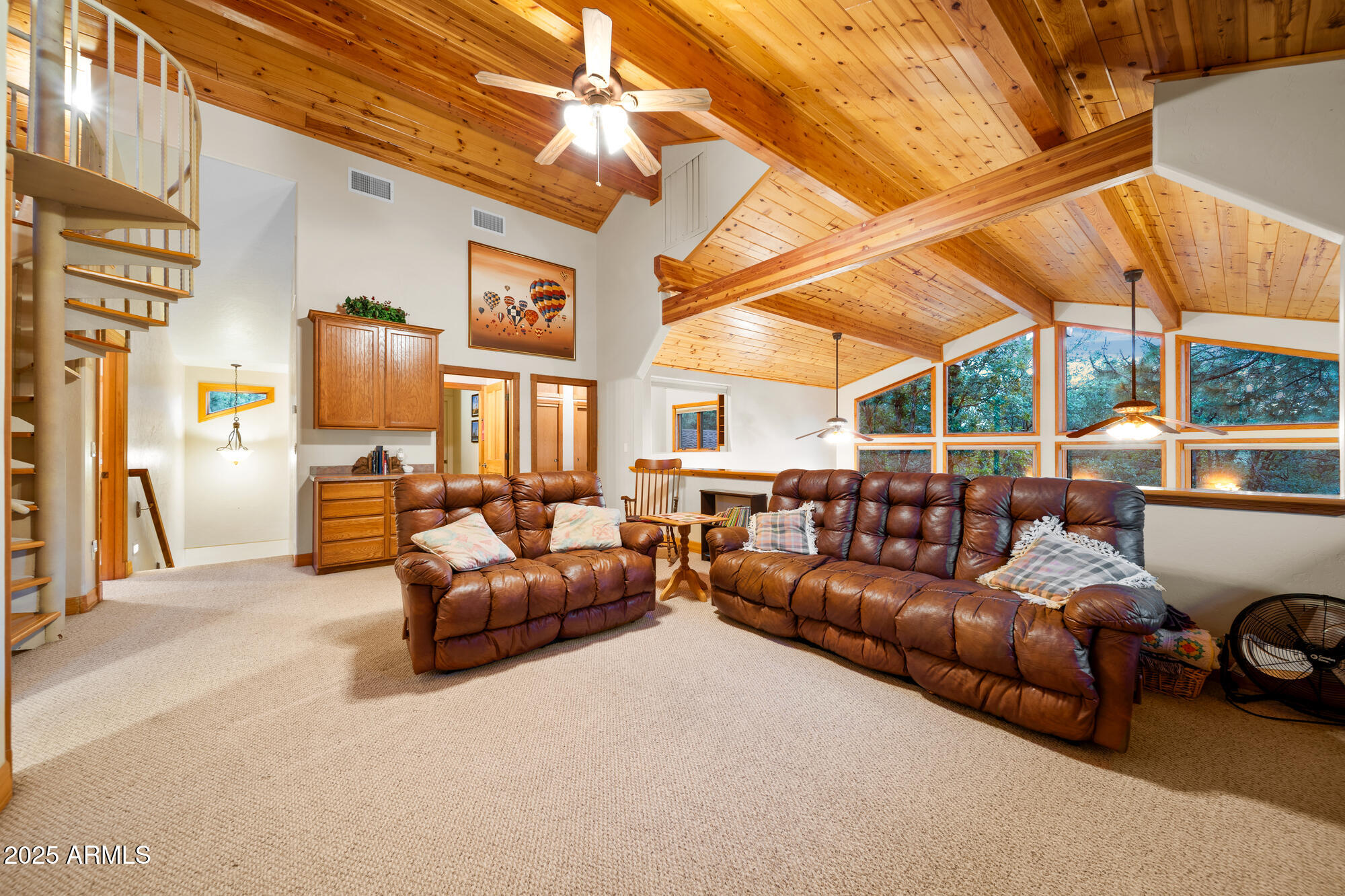5468 Apache Trail Pinetop, AZ 85935 - Photo 49 of 73 a living room with furniture and a large window