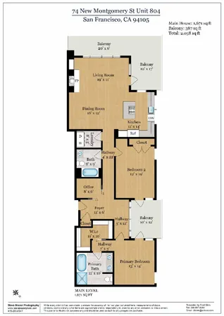 $2,499,000 | 74 New Montgomery Street, Unit 804, San Francisco, CA 94105