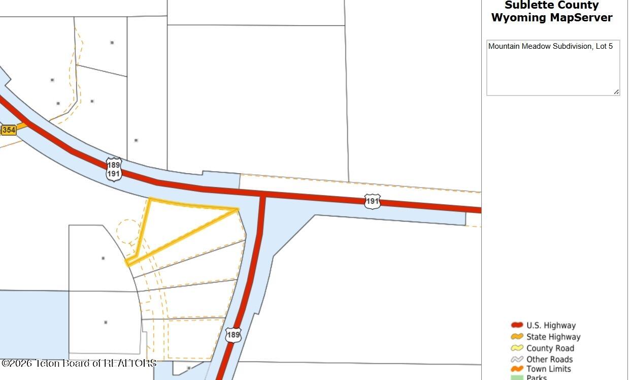 191 Tbd Us Way Daniel, WY 83115 - Photo 1 of 5 Screenshot_27-2-2026_185431_maps.terragi