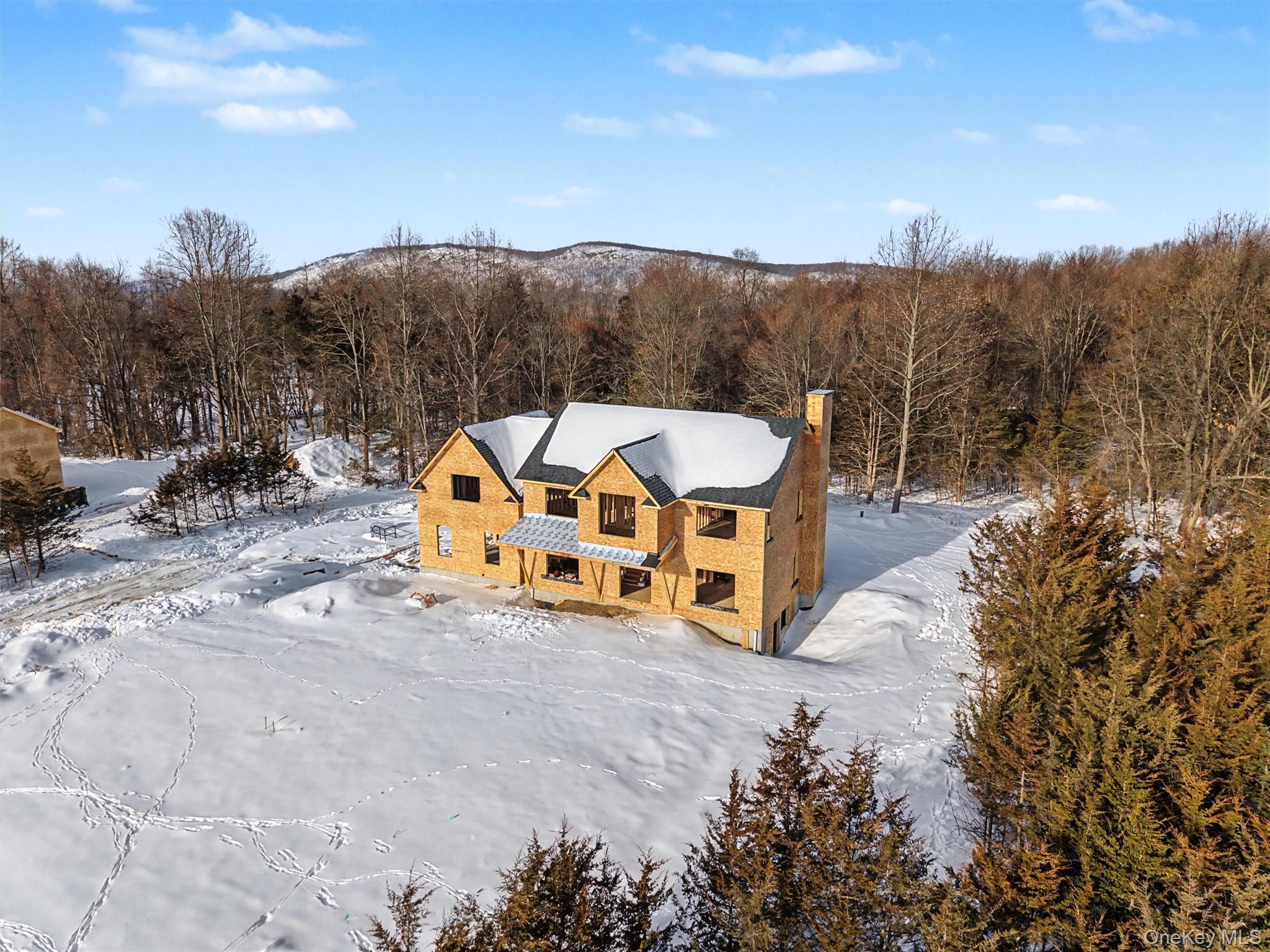 493 Union Corners Road Florida, NY 10921 - Photo 10 of 26 an aerial view of a house with yard and a fountain