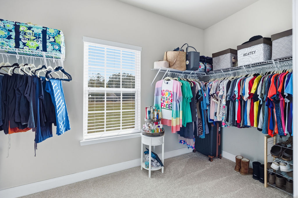 511 Cromer Road Townville, SC 29689 - Photo 26 of 45 This spacious walk-in closet offers ample storage and a bright window.