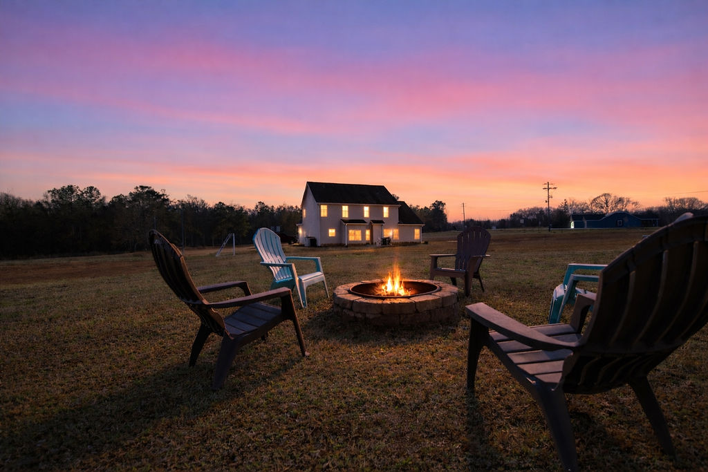 511 Cromer Road Townville, SC 29689 - Photo 45 of 45 Gather around the fire pit in your spacious private yard, perfect for twilight entertaining.