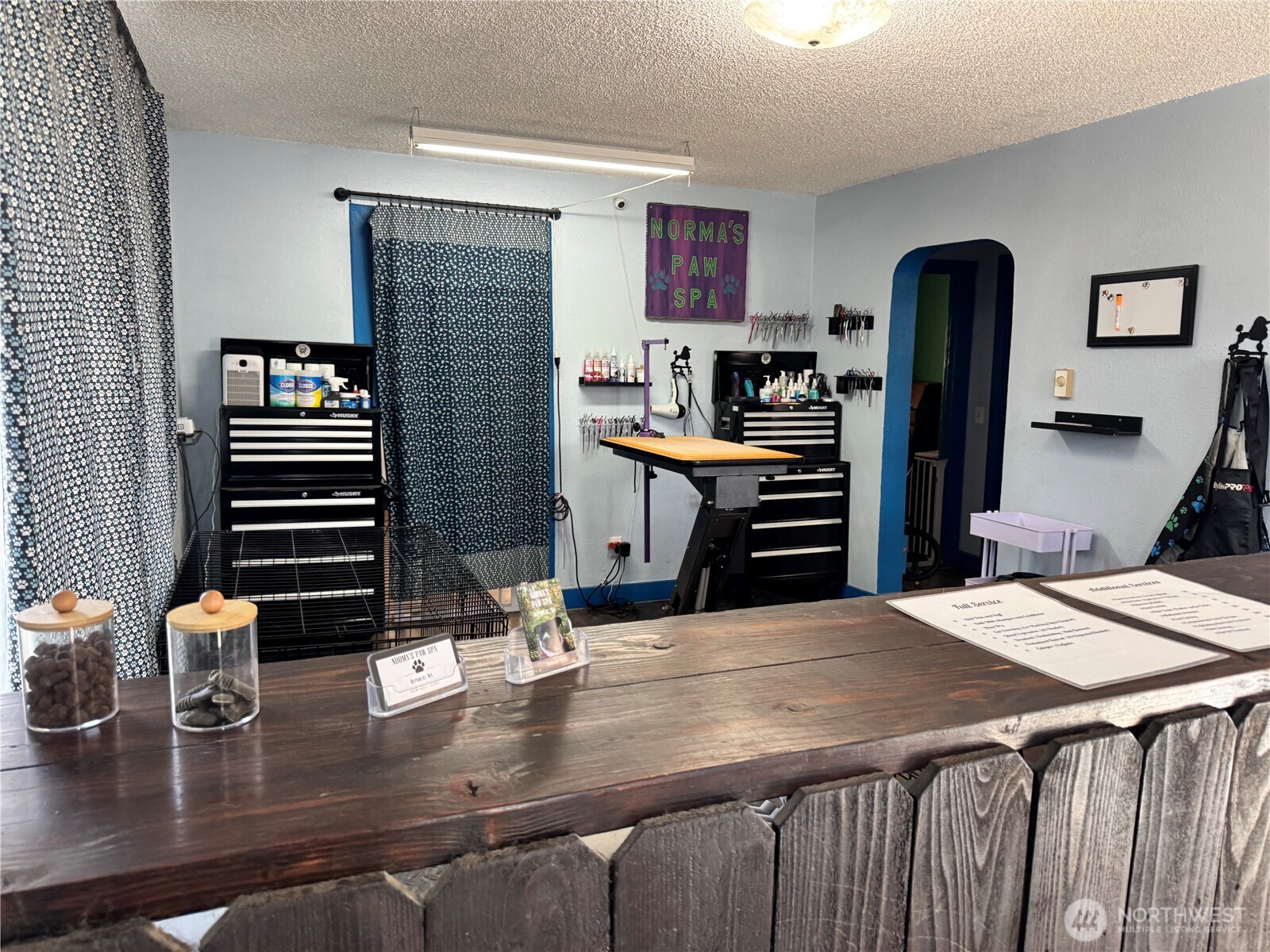 61 North Kean Street Republic, WA 99166 - Photo 32 of 34 a kitchen with stainless steel appliances kitchen island a refrigerator and cabinets