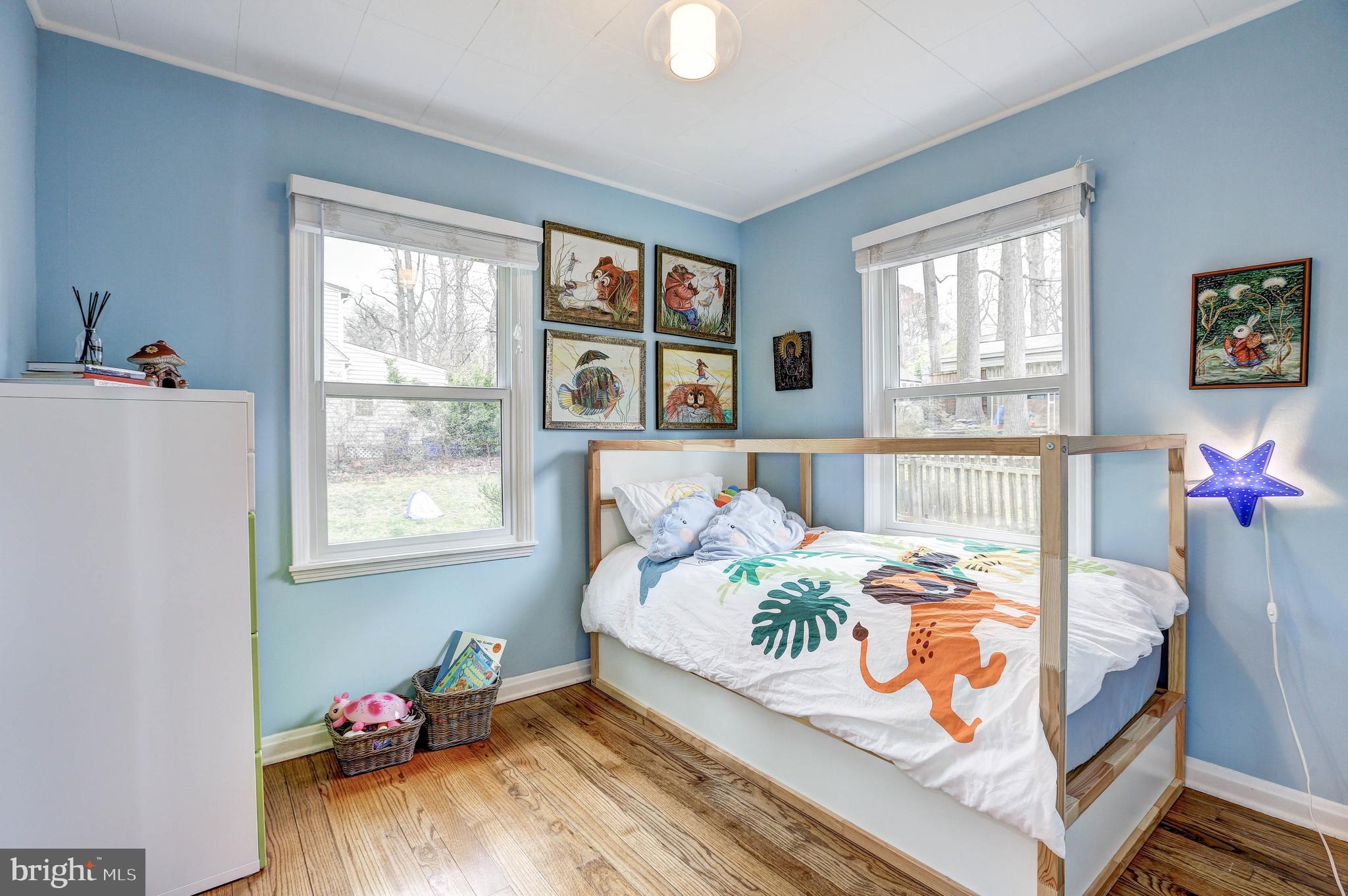 3118 Fayette Road Kensington, MD 20895 - Photo 19 of 35 Second bedroom, gleaming wood floors.
