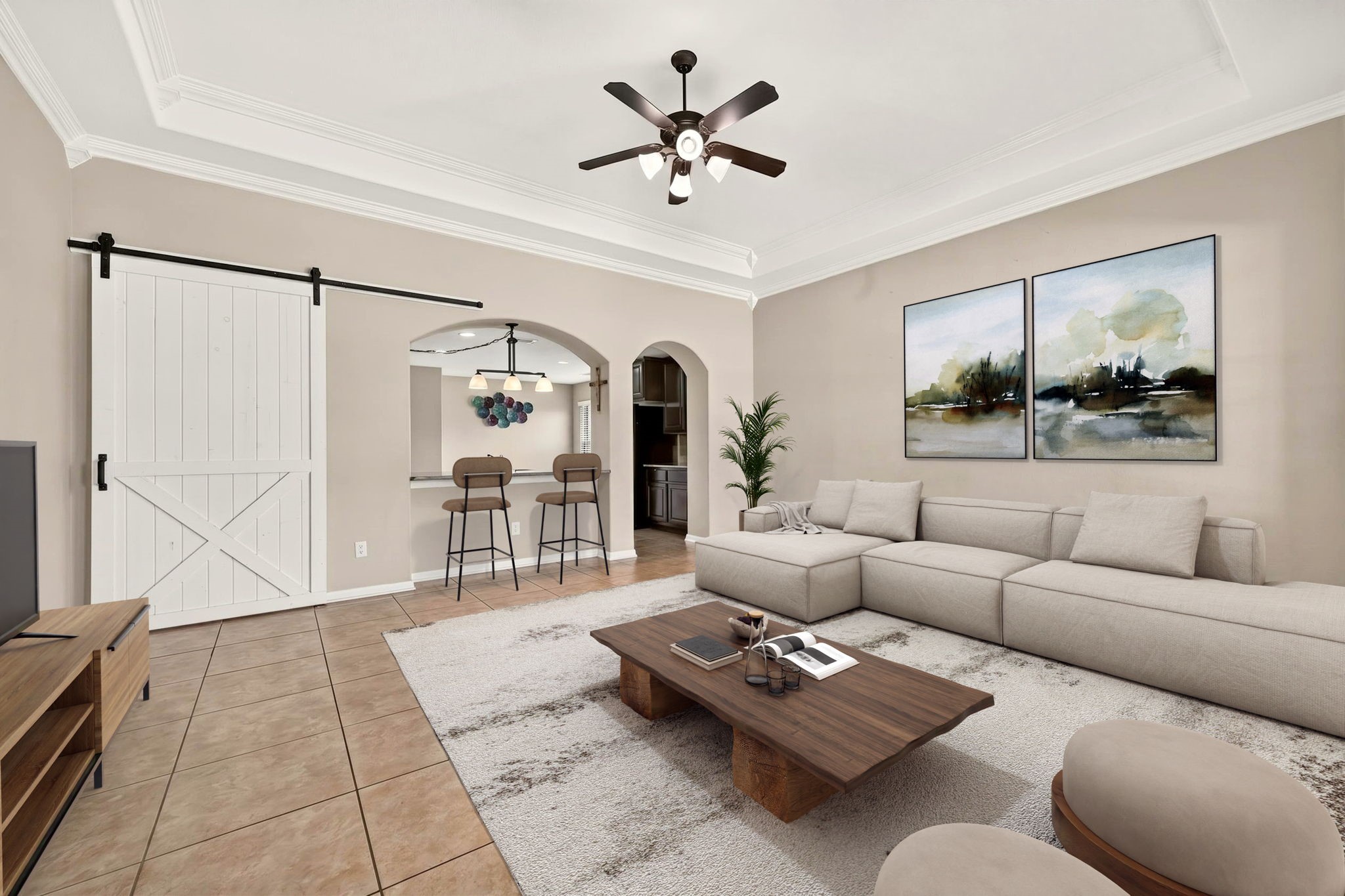 6446 Tea Tree Drive Katy, TX 77494 - Photo 12 of 39 Virtual staging living space
