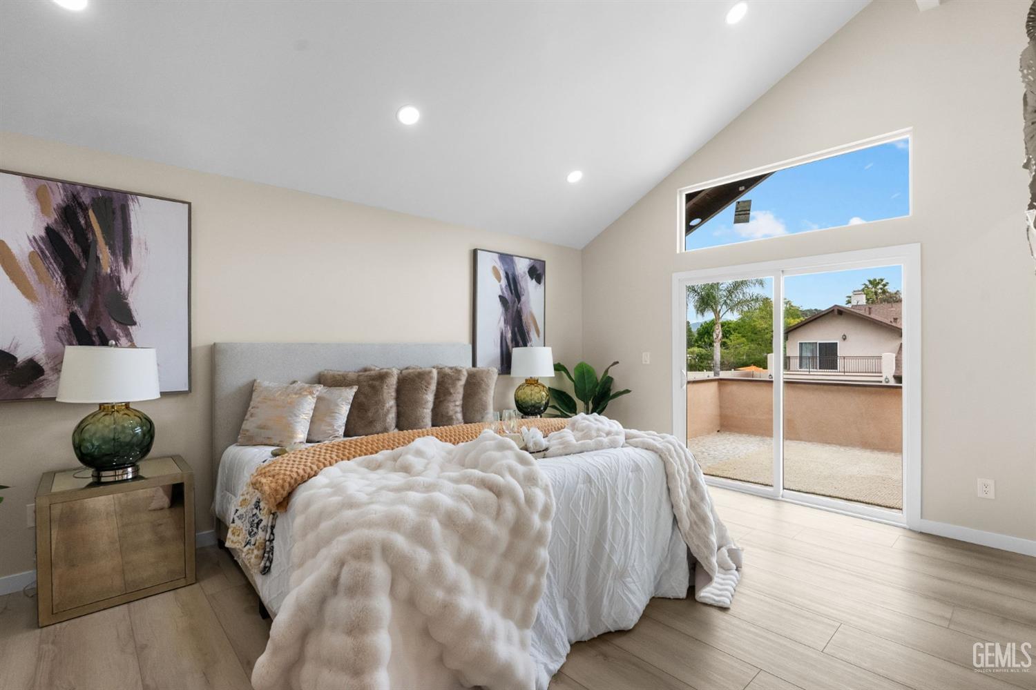 Undisclosed Address Sun Valley, CA 91352 - Photo 38 of 44 a bedroom with a large bed and a window