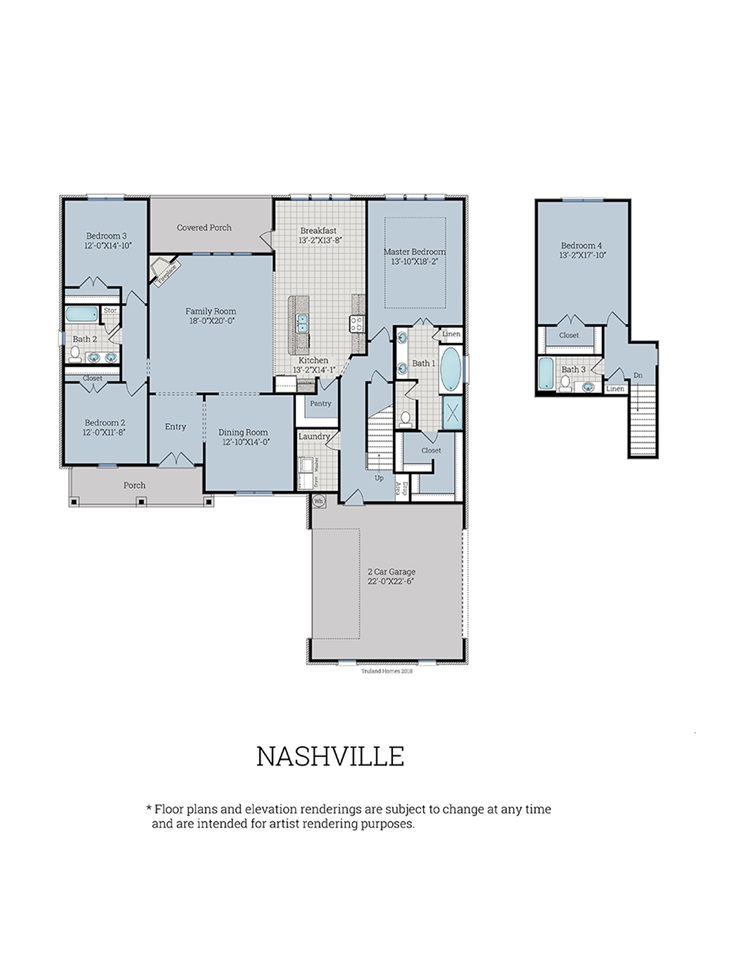 330 Saffron Avenue Fairhope, AL 36532 - Photo 13 of 13 Nashville Floor Plan