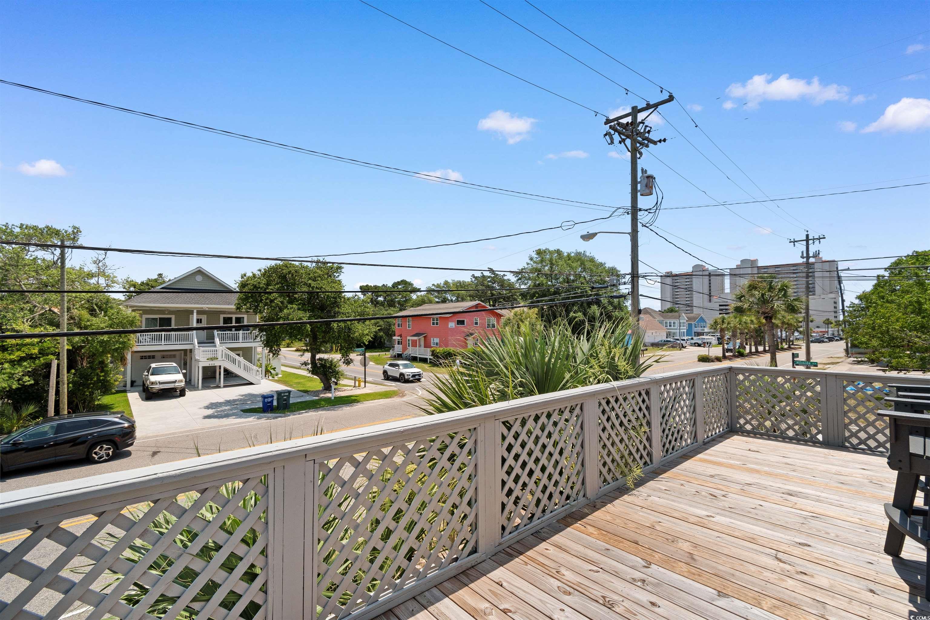 605 A 17th Avenue South North Myrtle Beach, SC 29582 - Photo 28 of 36 Deck featuring a residential view