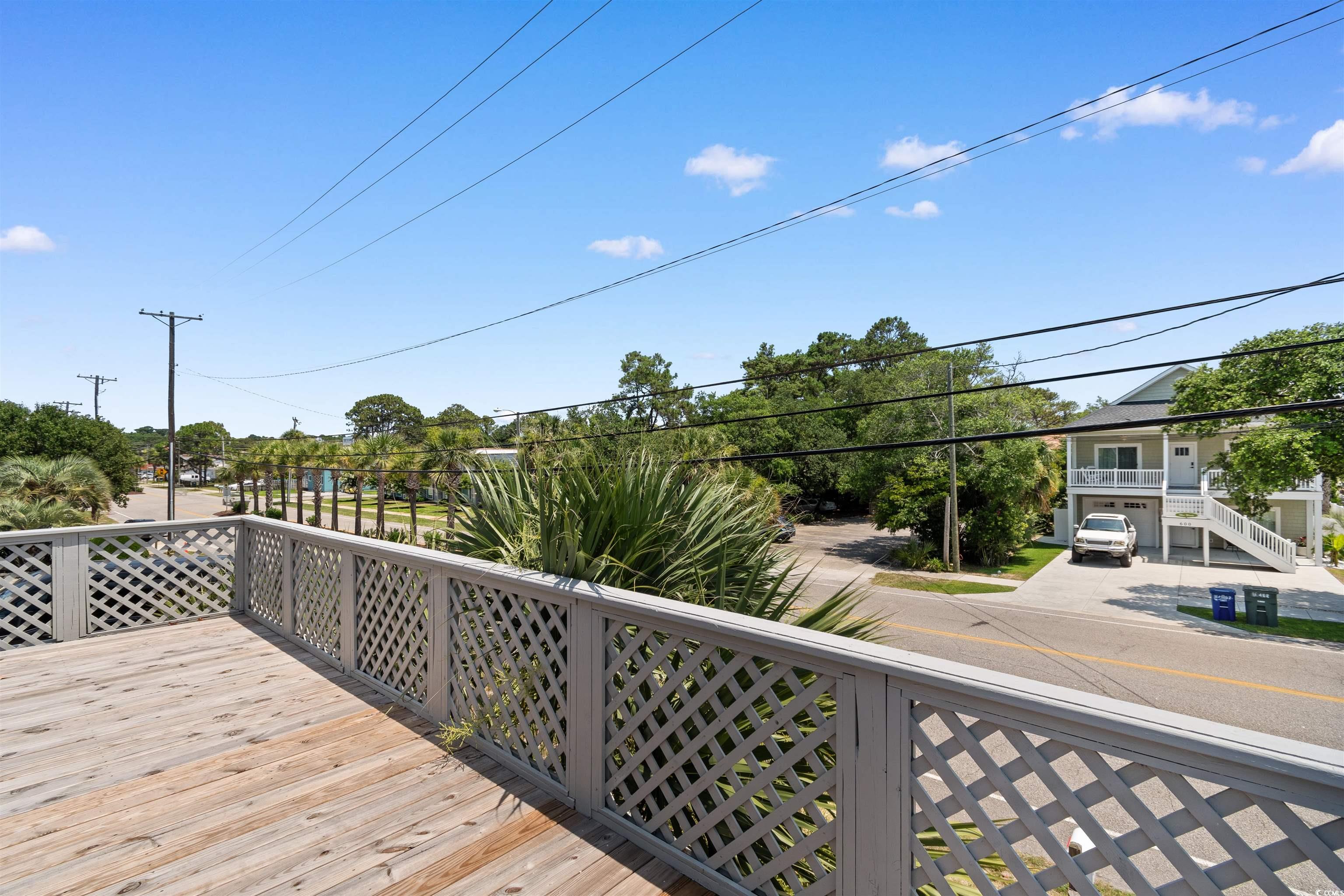 605 A 17th Avenue South North Myrtle Beach, SC 29582 - Photo 30 of 36 View of wooden deck