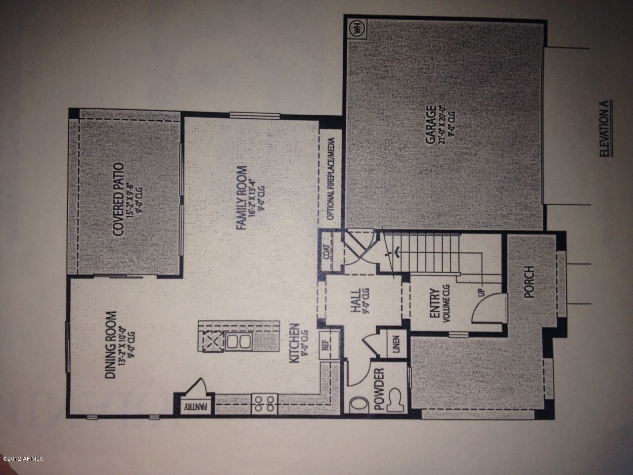 2139 South Martingale Road Gilbert, AZ 85295 - Photo 16 of 17 Floor Plan 1st Floor
