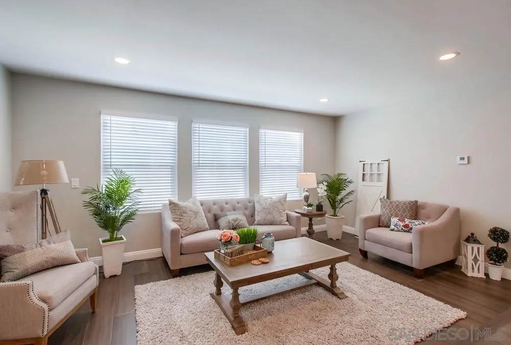 8348 Rumson Drive Santee, CA 92071 - Photo 13 of 53 a living room with furniture and a potted plant