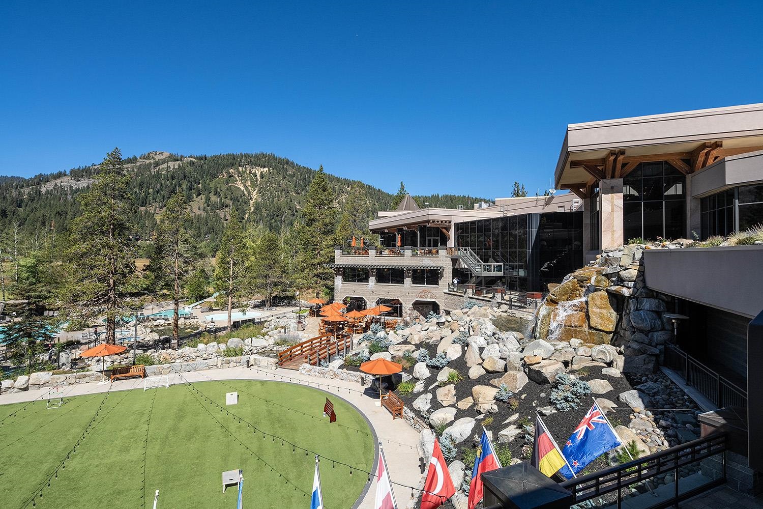 400 Resort Road, Unit 635 Olympic Valley, CA 96146 - Photo 17 of 23 a view of roof deck with chairs and potted plants