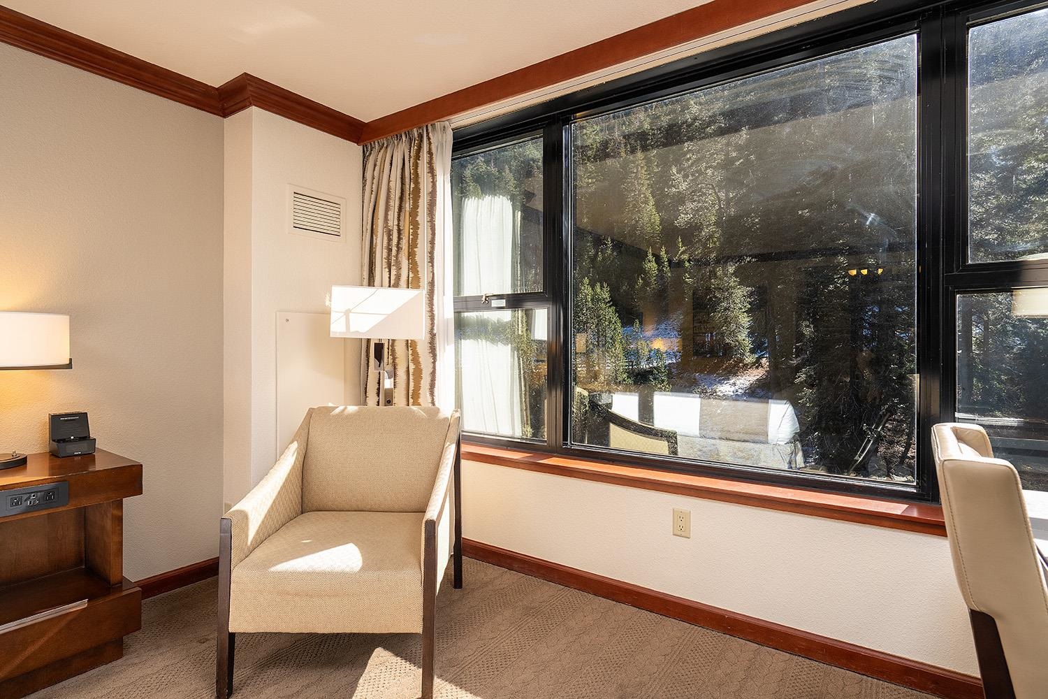 400 Resort Road, Unit 635 Olympic Valley, CA 96146 - Photo 3 of 23 a living room with furniture and a window