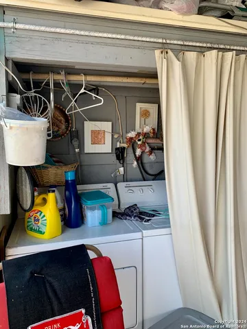 a view of storage and utility room