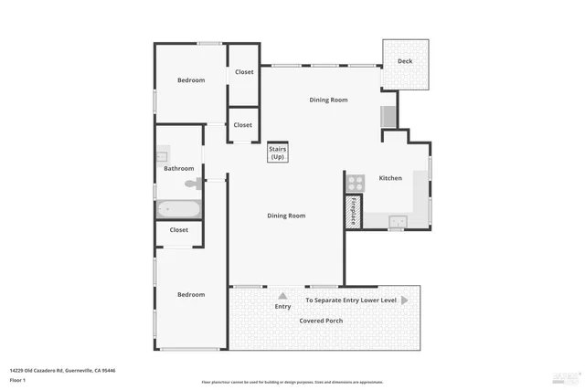 $549,000 | 14229 Old Cazadero Road, Guerneville, CA 95446