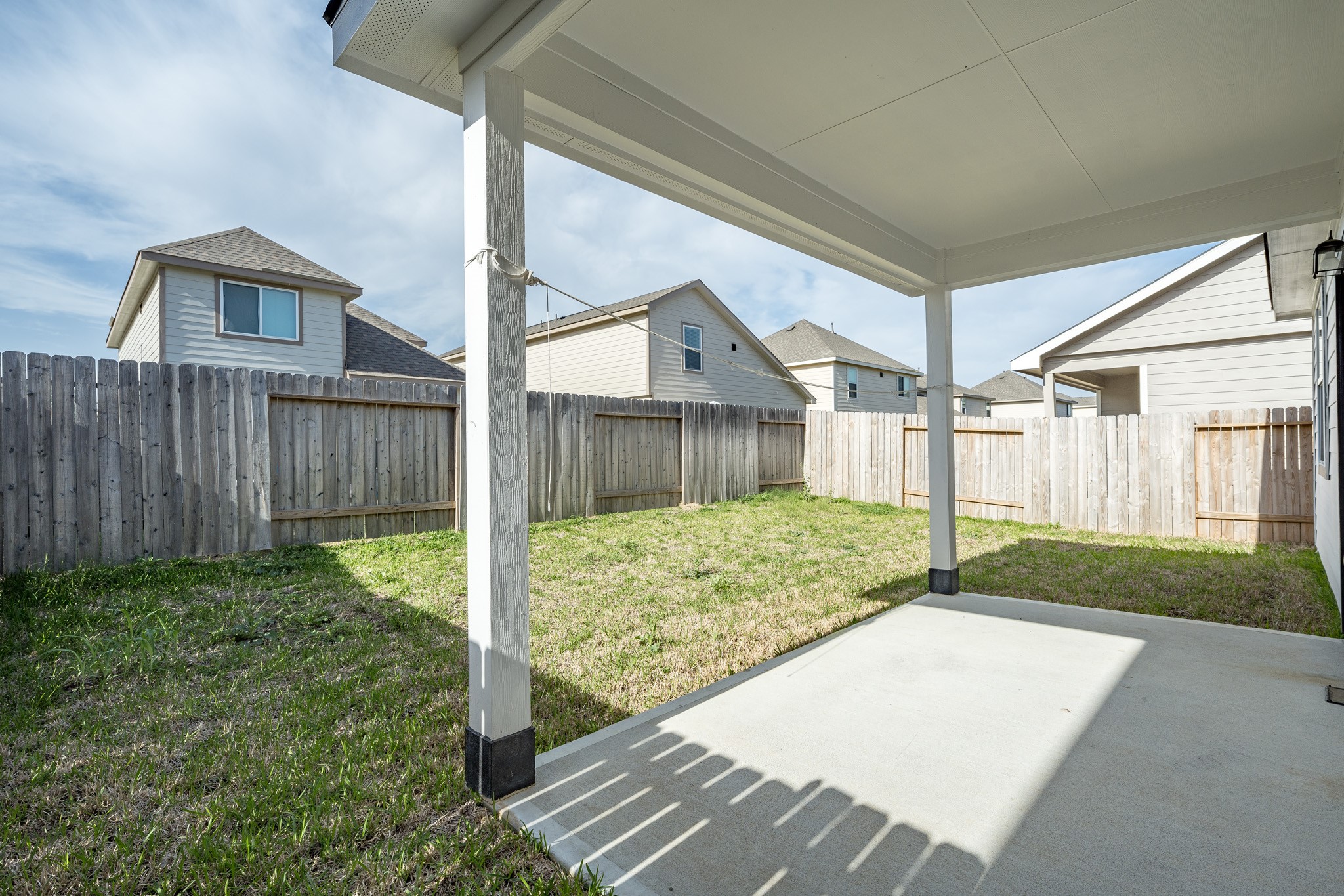 4923 Blue Jacaranda Way Spring Spring, TX 77373 - Photo 17 of 25 a view of backyard of house