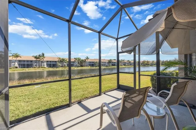 a view of an outdoor seating area