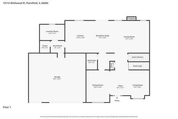 $750,000 | 13112 Wildwood Place, Plainfield, IL 60585
