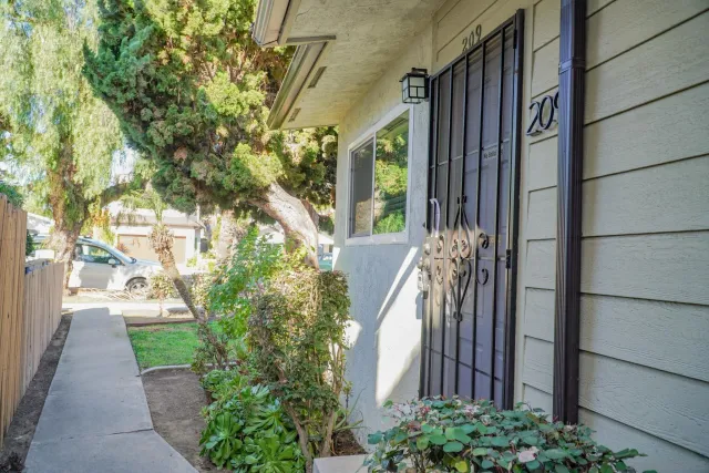 a view of a entrance