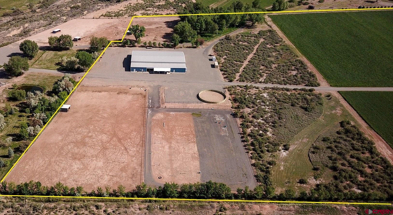 11313 Running Deer Road Eckert, CO 81418 - Photo 32 of 34 an aerial view of residential houses with outdoor space