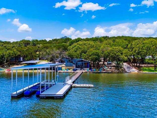 3817 Blue Fin Road Caddo, TX 76429 - Photo 1 of 1 FABULOUS UPDATED WATERFRONT CABIN WITH NEW DEEP WATER DOCK NEXT TO PK STATE PARK.