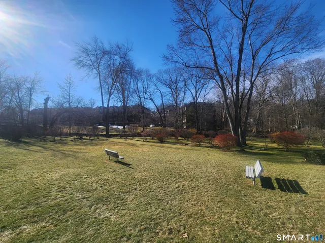 a view of a lake with houses