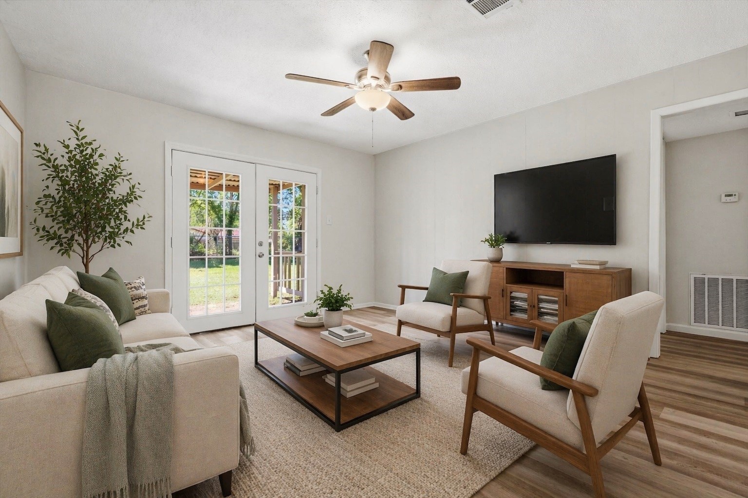 1503 Tarberry Road Houston, TX 77088 - Photo 5 of 33 The living room has been virtually staged in this photo.