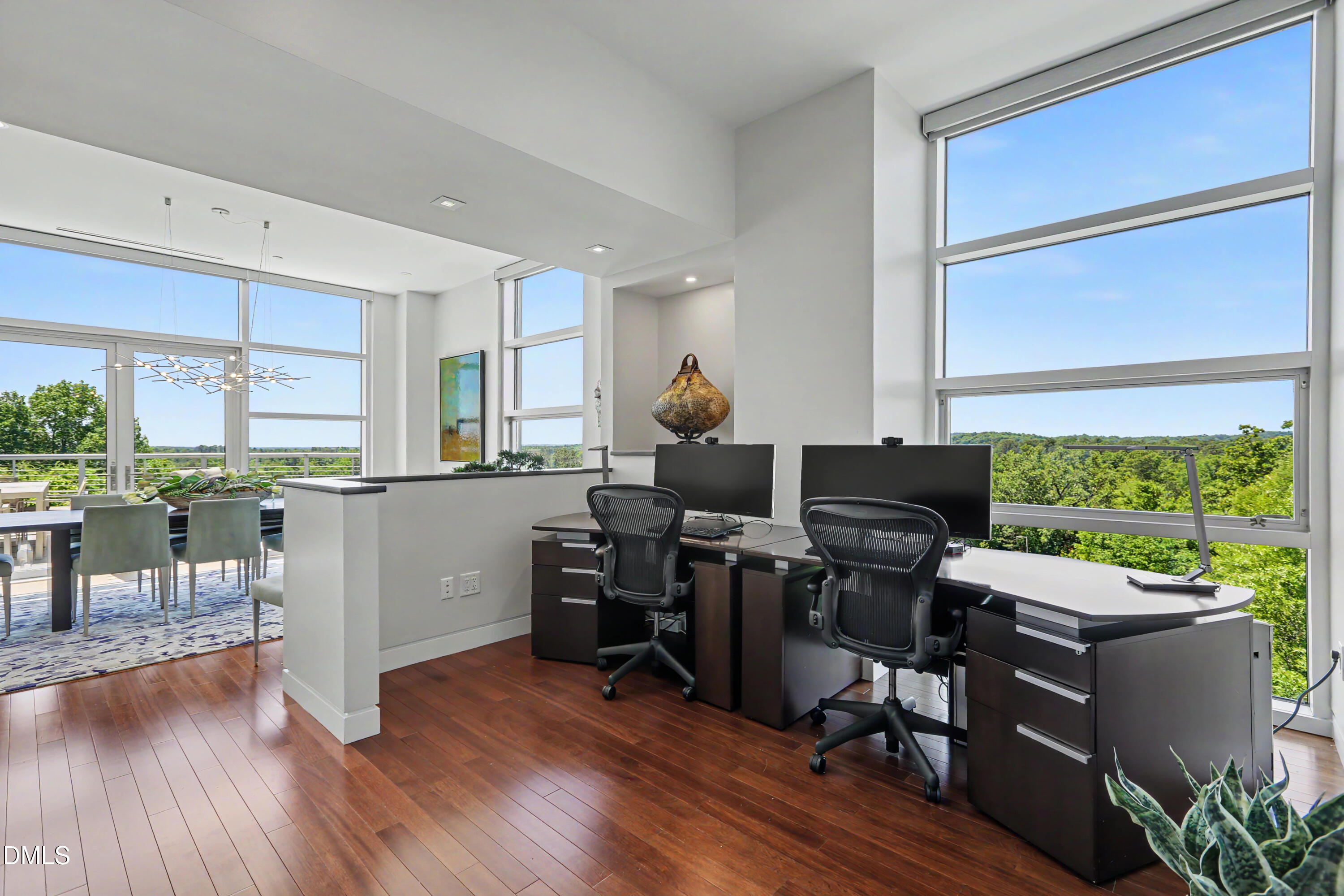 331 West Barbee Chapel Road Chapel Hill, NC 27517 - Photo 35 of 92 a workspace with furniture window and wooden floor