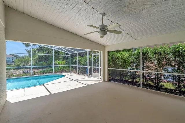 a view of swimming pool with an outdoor space