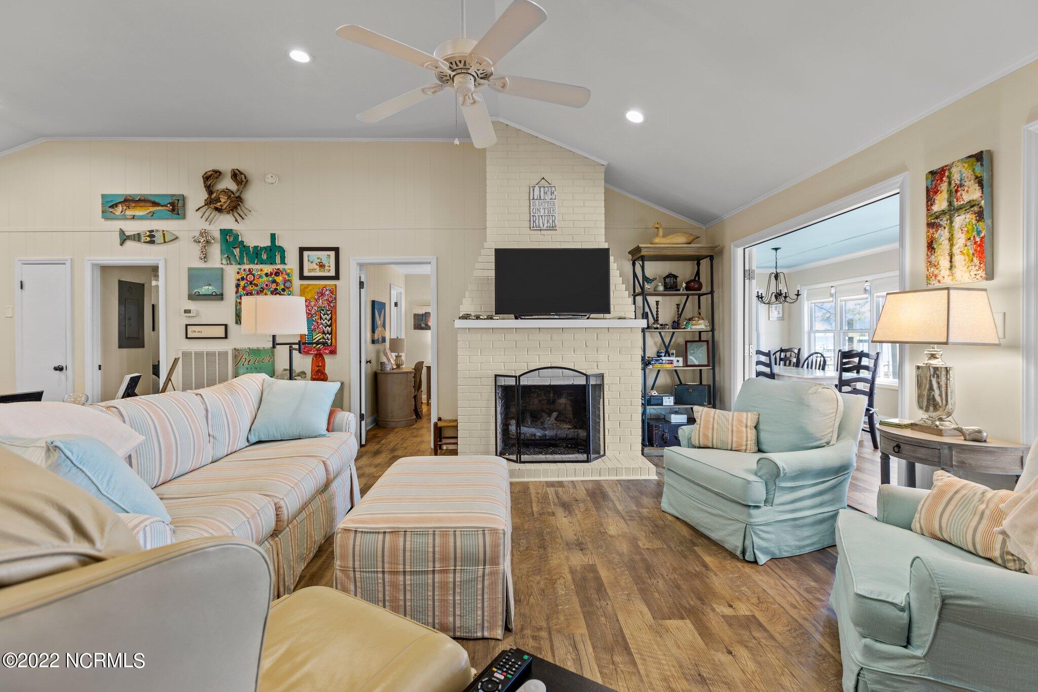 1197 Pinecrest Road Bath, NC 27808 - Photo 31 of 40 Gas log fireplace.