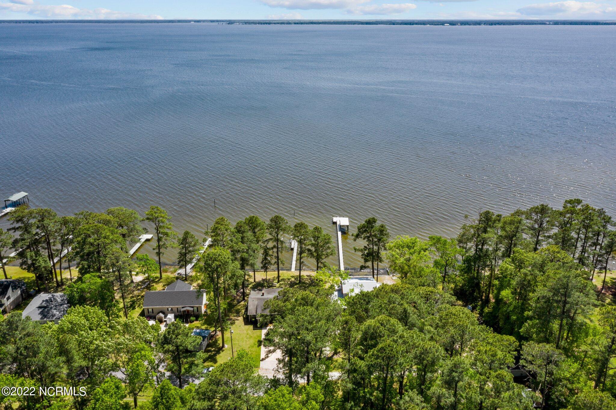 1197 Pinecrest Road Bath, NC 27808 - Photo 10 of 40 Aerial view of the river.