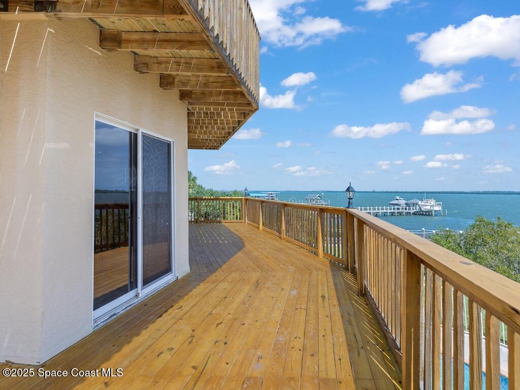 8820 44th Avenue Sebastian, FL 32958 - Photo 9 of 48 a view of balcony with ocean