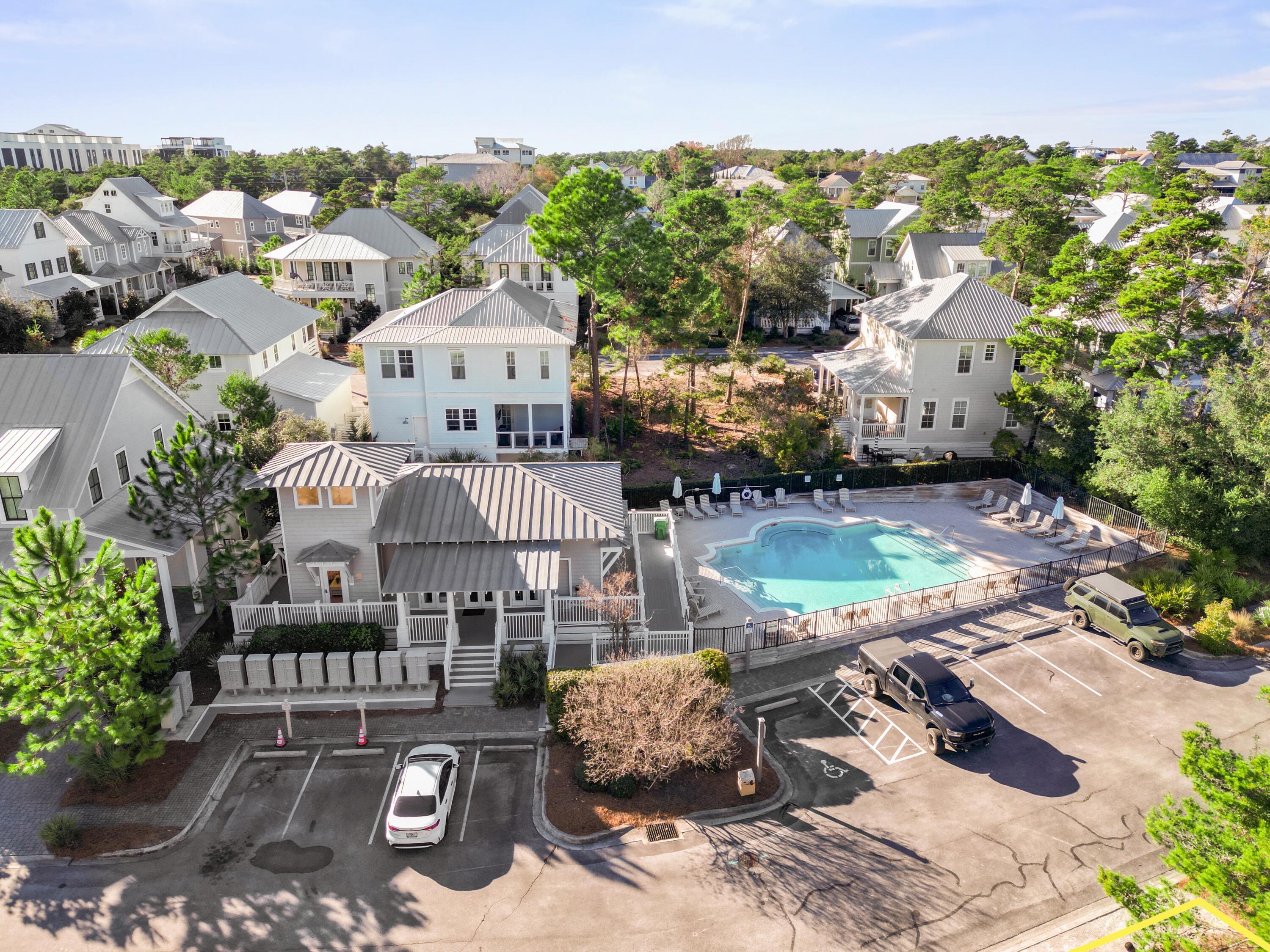 258 Cabana Trail Santa Rosa Beach, FL 32459 - Photo 11 of 14 an aerial view of a house with a yard