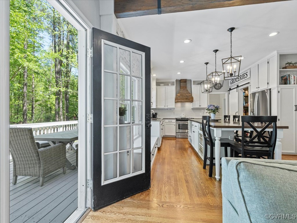 15418 Foxvale Way Midlothian, VA 23112 - Photo 13 of 50 a view of a dining room and livingroom view