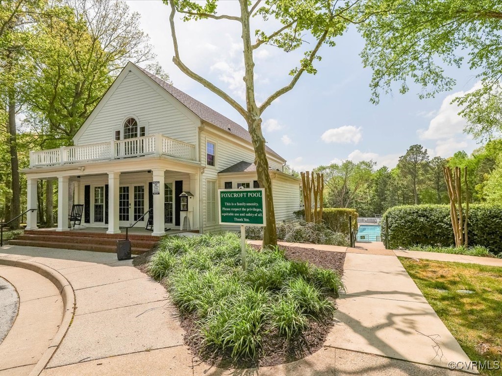 15418 Foxvale Way Midlothian, VA 23112 - Photo 42 of 50 a front view of a house with a yard