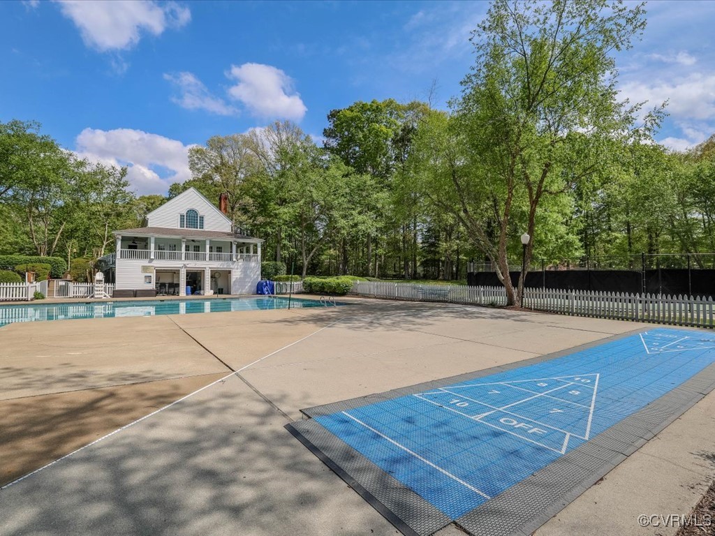 15418 Foxvale Way Midlothian, VA 23112 - Photo 48 of 50 a view of a swimming pool with a patio