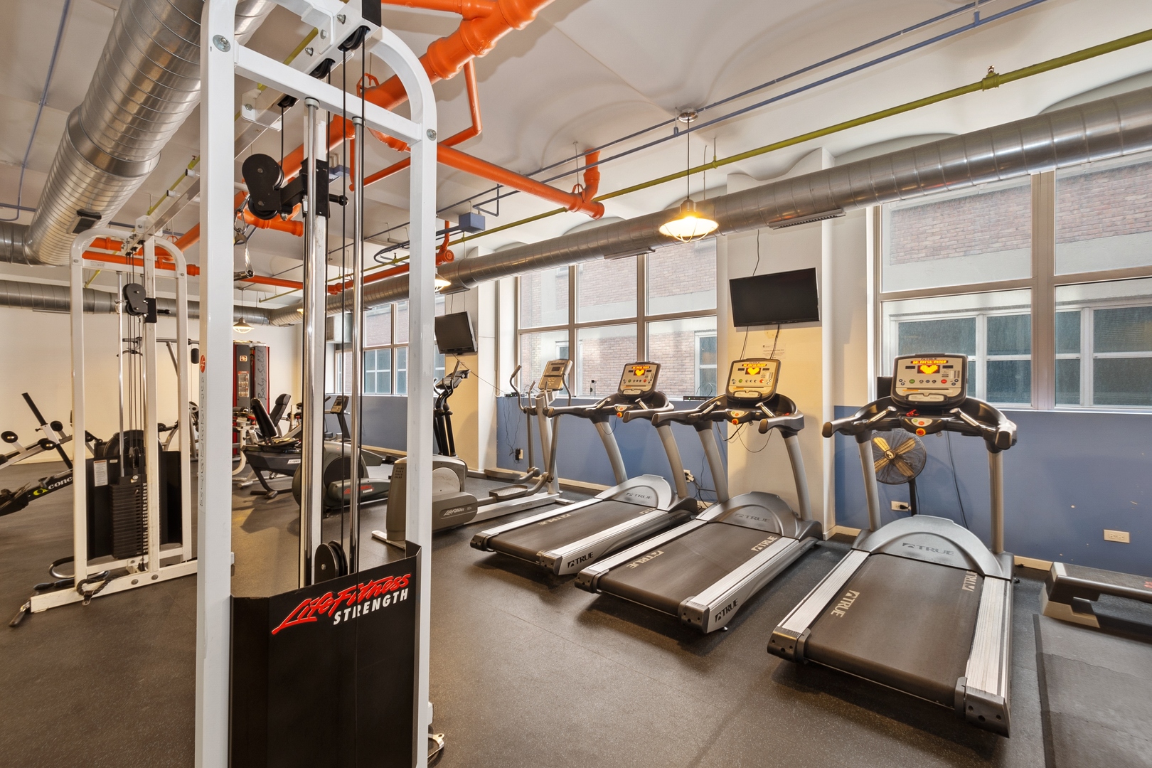 500 South Clinton Street, Unit 101 Chicago, IL 60607 - Photo 10 of 11 a room with gym equipment