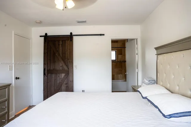 a view of a room with closet