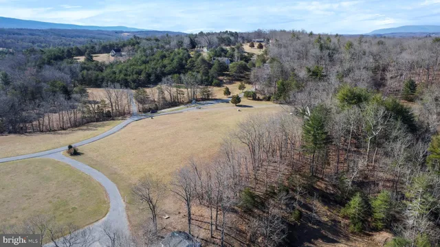 a view of lot of house and with green space