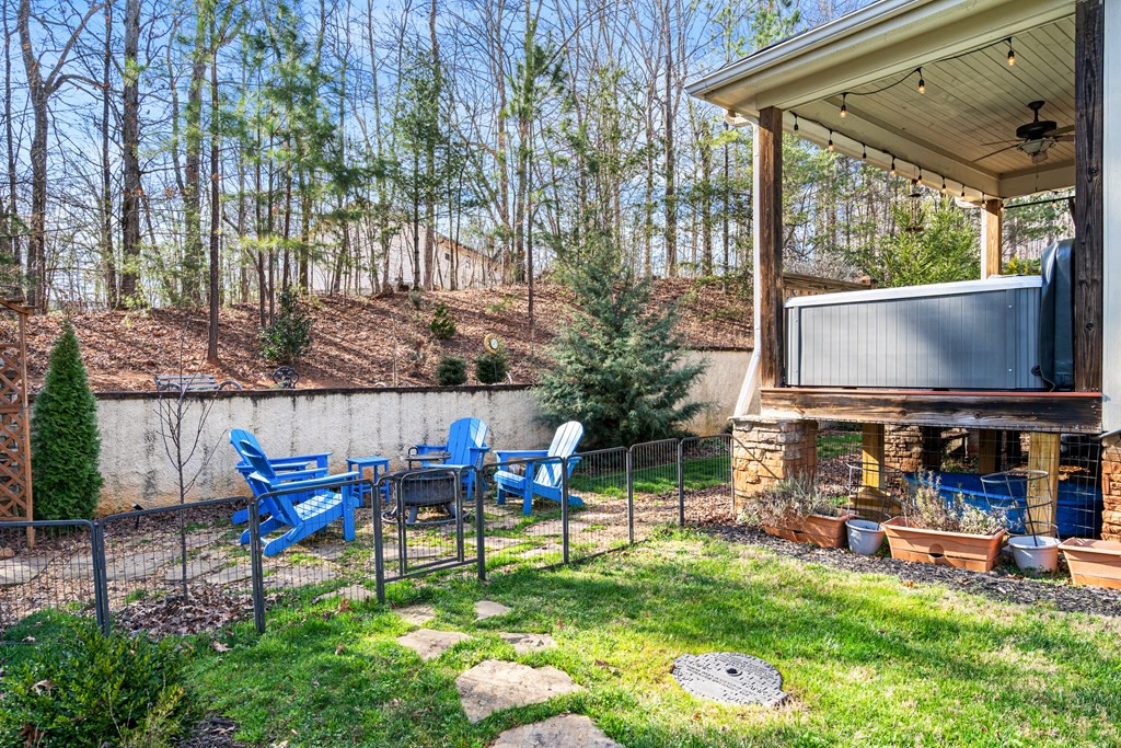 476 Licklog Ridge, Unit 32 Hayesville, NC 28904 - Photo 23 of 45 Firepit Area