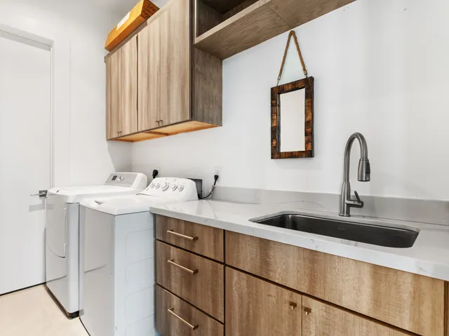 a view of swimming pool with patio