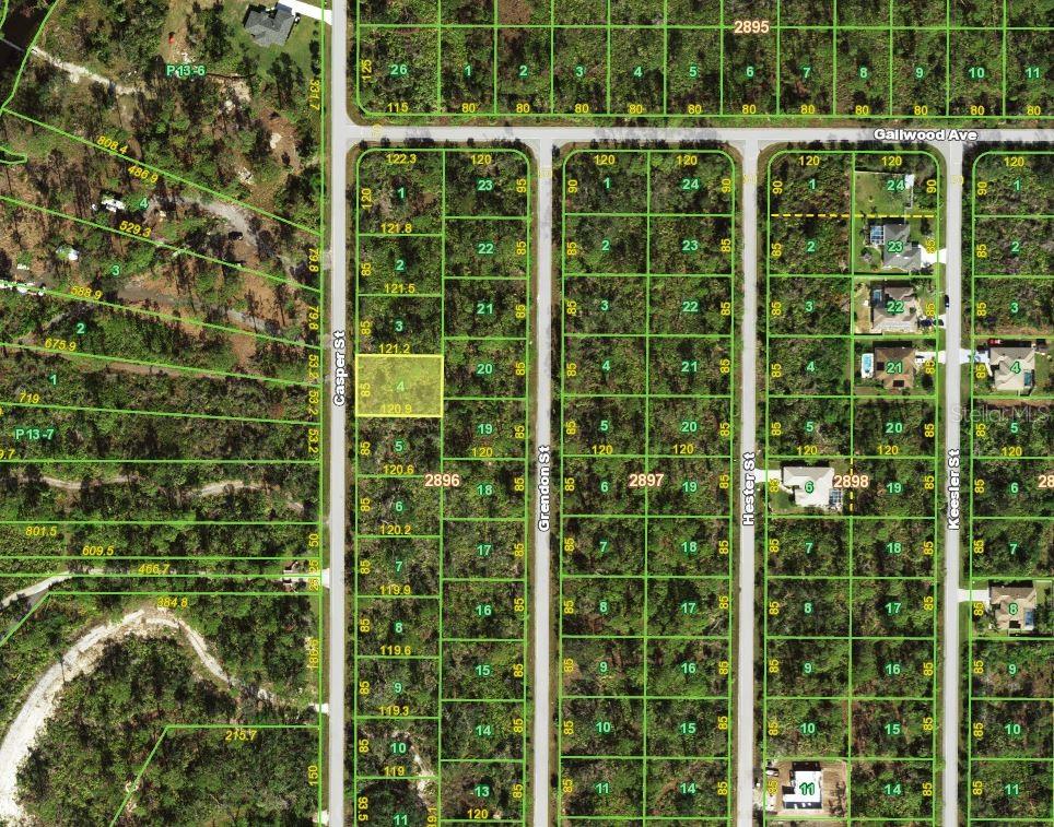 1254 Casper Street Port Charlotte, FL 33953 - Photo 2 of 6 a view of a garden from a building