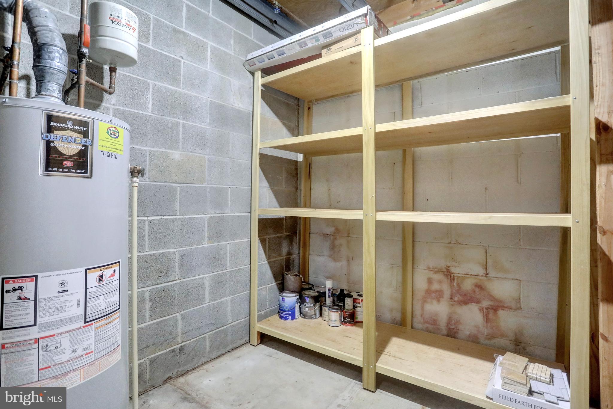 735 Stoney Spring Drive Baltimore, MD 21210 - Photo 39 of 54 Lower level storage