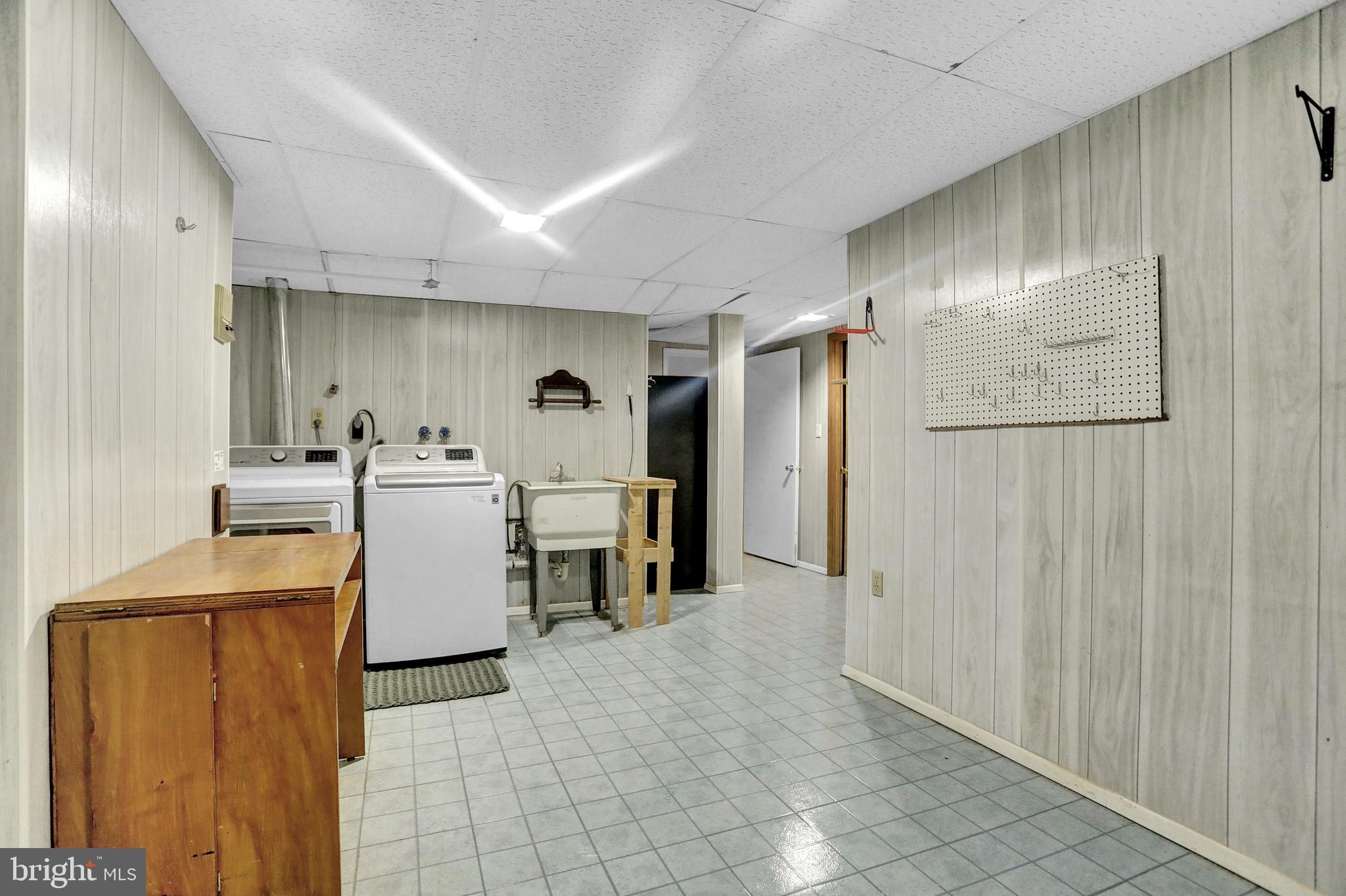 735 Stoney Spring Drive Baltimore, MD 21210 - Photo 41 of 54 Lower level storage and laundry