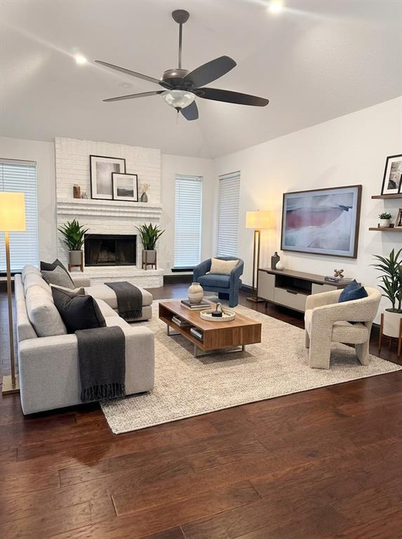 1505 Clover Drive Allen, TX 75002 - Photo 2 of 26 staged living room