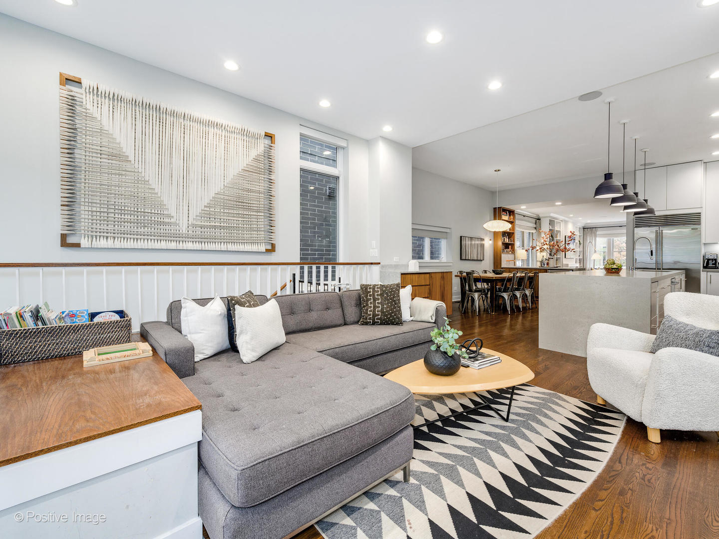 1821 West Cortland Street Chicago, IL 60622 - Photo 22 of 50 a living room with furniture and a large window